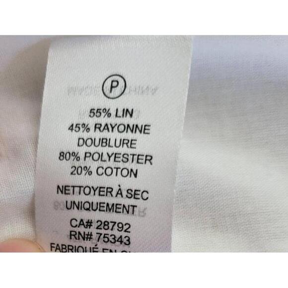 House Of Harlow 1960 Skirt Womens Size Small Yellow Linen Maxi Tiered Boho Chic - Picture 5 of 7